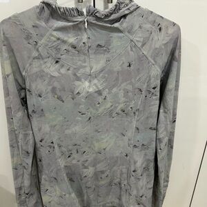 Lulu lemon Gray Patterned Hoodie